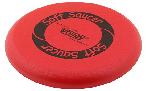 VOLLEY ELE Soft Saucer - Frisbee für Kinder - 250 mm - Rot