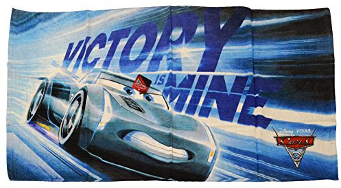 BAKAJI Strandtuch Cars Jackson Storm Disney Badetuch 140 x 70 cm
