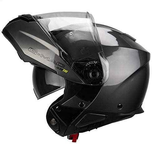 G-MAC Glide Evo Flip Front Motorcycle Helmet - Gunmetal