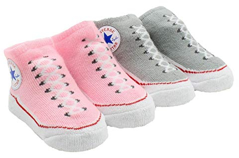 Converse Jungen Mädchen Infant Booties Ankle Boot, Mehrfarbig, 6 Monate-12 Monate