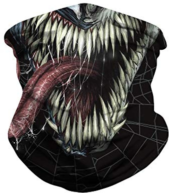 ToBe-U Nahtlose Multifunktions-Half Face Skull Tube Maske für Halloween (BXHA007)