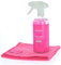 Jemako Set - Jemako Kraftreiniger Pink Grapefruit ECO Plus - Profituch Plus S 35 x 40 cm cm, pink - inkl. Sprühpumpe & Feinmaschiges-Wäschenetz (500ml)