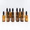 YIZHAO Ambar Bote Spray Pulverizador Cristal 50ml, Pulverizador Cristal Pequeño con Fina Niebla, para Aceite Esencial, Aromaterapia, Perfume,Limpieza, Viaje, Agua,Farmacia, Laboratorio – 12Pcs