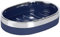 Home Basics Porte-Savon Ovale Bleu Marine SD35001