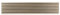 Solmer Metal Click Vent System Ventilation Grill Strips 600 mm Length (Stainless Steel)