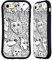 Head Case Designs Offizielle Mad Dog Art Gallery Hundeleben Schwarz und Weiss Doodle Hybride Handyhülle Hülle Huelle kompatibel mit Apple iPhone 7/8 / SE 2020 & 2022
