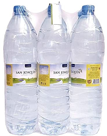 Agua Mineral Natural San Joaquín - Pack 6 botellas 1,5 litros