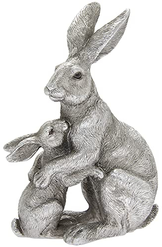 Lesser & Pavey Silver Reflections Dekofigur Hase, 10 x 6 x 14 cm