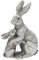 Lesser & Pavey Silver Reflections Dekofigur Hase, 10 x 6 x 14 cm
