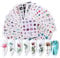 Cyalean Nail Art Stickers, 24 Sheets Water Transfers DIY Art Nail Stickers Self Adhesive Colorful Flowers Watermark Nail Sticker for Women Girls Manicure DIY and as Kids Craft Art
