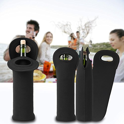 MOUMOUTEN Flaschenkühler, 3 Stück Neopren Flaschenkühler Weinflaschentasche Schutzhülle Getränkehülle Halter für Picknick Strand Camping