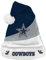 FOCO Dallas Cowboys NFL 2021 Colorblock Santa Hat - One-Size