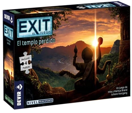 Devir BGEXITPZ1 EL TEMPLO PERDIDO Exit Puzzle Der verlorene Tempel, bunt