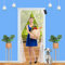 Magnetic Fly Screen Door 210 x 245 cm Mesh Fly Curtain - Top-to-Bottom Seal Snaps Shuts Automatically - Keep Away from Mosquitoes - for Home Campers - White A