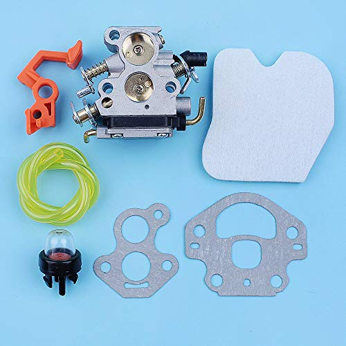Luxuypon Carburatore Carb Filtro Aria Primer Lampadina Kit Linea Carburante Per McCulloch CS380 CS340 CS 340 380 Leva Interruttore Motosega Parte di Ricambio
