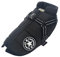 Ectkuee Hundejacke Winterweste Mit Geschirr, Wasserdichter Hundemantel für Kleine Hunde, Maschinenwaschbar, Reflektierender Streifen, Haltbarer D-Ring (Schwarz-XL)