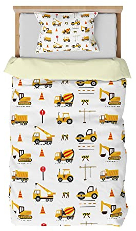 Bettwäsche, Bettbezug für Kinder, Auto, 135 x 200 cm