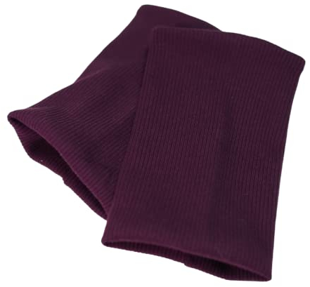 Britta Meier Leichte Pulswärmer aus Ripp-Jersey aus 2 Lagen Stoff, Nähwerkstatt (Lila)