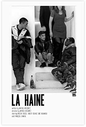 Klassisches Filmposter Can't B La Haine, Vintage-Poster, Leinwand-Poster, Wandkunst, Dekordruck, Bild, Gemälde für Wohnzimmer, Schlafzimmer, Dekoration, ungerahmt: 30 x 45 cm