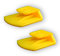 Générique Lot de Deux Clips Support Compatible avec Telepass Slim et Compatible avec MooneyGo. Disponible en 6 Couleurs (Jaune)
