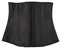 Taillentrainer-Gürtel, Frauen-Unterbrust-Latex-Sport-Taillentrainer, Bauchkontrolle, 4-reihiges Haken-Körperform-Wear-Korsett (M)