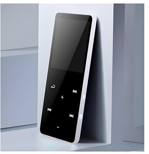 Lettore MP3, Bluetooth 5.0 Lettore MP4 con Schermo da 1,8 Pollici, 8 GB di Memoria 128 GB Supporto per Lettore Musicale Portatile Espandibile Registrazione di Giochi Libro (Bianco)