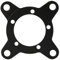 ulafbwur Edelstahl Kettenblatt Spider Adapter 104BCD Scheibenhalter Ständer für Bafang Elektromotor