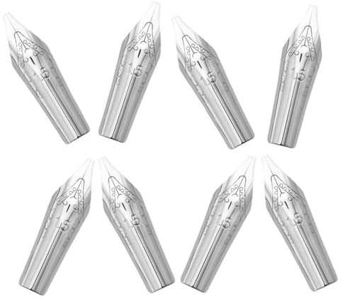 EXCEART 8pcs Calligraphy Pen Nibs Replacement Nibs for Fountain Pens Accessories