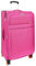 House Of Leather Quito Koffer mit 8 Rädern, erweiterbar, Schwarz / Grün / Rosa, rose, L, Gepäck