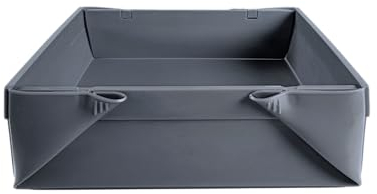 DECOCINO Faltbare Kastenform - 19x18x6,5 - hochwertige Backform aus Silikon, zum Backen von Kuchen, Torten uvm. - spülmaschinengeeignet