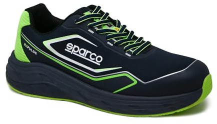 Sparco - Teamwork Willen ESD S1PS SR FO HRO - Herren Sicherheitsschuhe - Running Style Bequem und atmungsaktiv - Indoor/Outdoor - EU 45