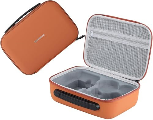 LINGHUANG Carrying Case for DJI NEO,RC-N3 Remote Controller Travel Protective Storage Case for DJI Neo Drone Fly More Combo Accessories(Orange)