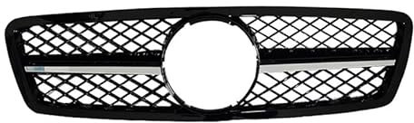 STRJUS Parrilla Delantera Coche Parrilla De Parachoques Delantero De Coche para M&ercedes para B&ENZ Clase C para W203 para C280 para C320 para C240 ​​para C200 para C63 2000-2006