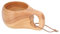 Tbest Caffettiere Tazze da caffè Cucina Tazza Finlandese in Legno Legno di Gomma Tazza in Legno Intero Ic con Manico in le Handy Cup K Co