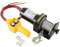 Cozyel Elektrische Seilwinde 24V– 906 kg / 2000lbs Offroad Motorwinde Seilzug Elektrowinde Werkstatt Garage Boot Anhänger Quad ATV, 1,2PS Motorwinde, 15,2 m Stahlseil, Schwarz