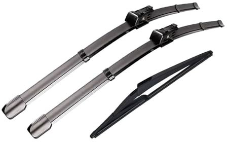 QTMSU Auto Vorne Hinten Scheibenwischer Ersatzwischblätter Wischerblätter kompatibel mit für VW Up SEAT MII Skoda Citigo 2011-2022