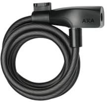 AXA Resolute 8-150 Kabelschloss – Länge 150 cm – Sichereitsstufe 3 – inkl. Halterung – Schwarz