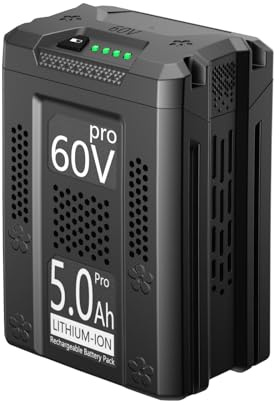 5.0Ah Replacement for Greenworks 60V Battery, Compatible with Greenworks 60V Cordless Power Tools Batteries LB60A03 LB60A02 LB60A00