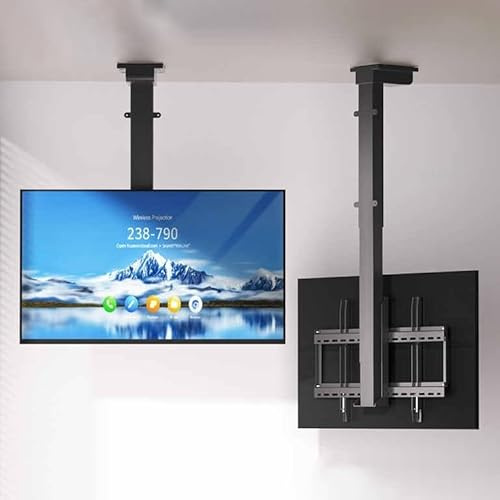 Supporto motorizzato per TV, regolabile, adatto per la maggior parte dei televisori da 26-70 pollici con telecomando e interruttore di controllo, adatto per aule multimediali