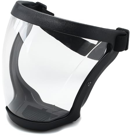Vollgesichts-Schutzschild, 2 Stück, UV400, beschlagfrei, wärmeisoliert, mit 20 Filterpads zum Schleifen, Schweißen