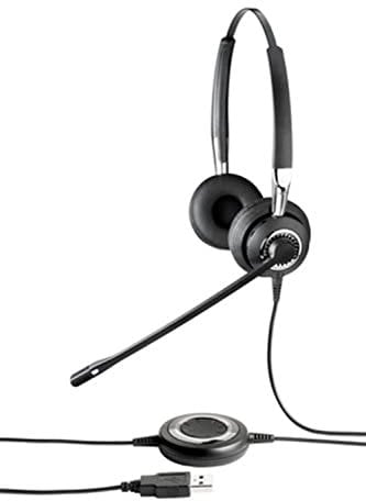 Jabra BIZ 2400 Cuffie (USB 2.0, Stereo, Tecnologia Noise Cancelling)