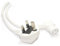 kenable Power Cord UK Plug to Right Angle IEC C13 Cable kettle lead 2m White [2 metres]