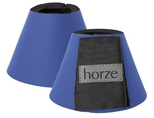 HORZE, Cloches de Protection pour Cheval ProBell, Vendu par Paires, Bleu, L