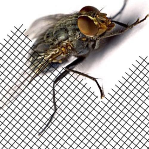 Magnosphere Fliegennetz, Fliegengitter Insektenschutz, Alu Fliegengitter, Meterware, Breite:0.8m