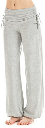 WINSHAPE Damen Wh1 Fitness Freizeit Sport Yoga Pilates Trainingshose, Grey Melange, XS EU