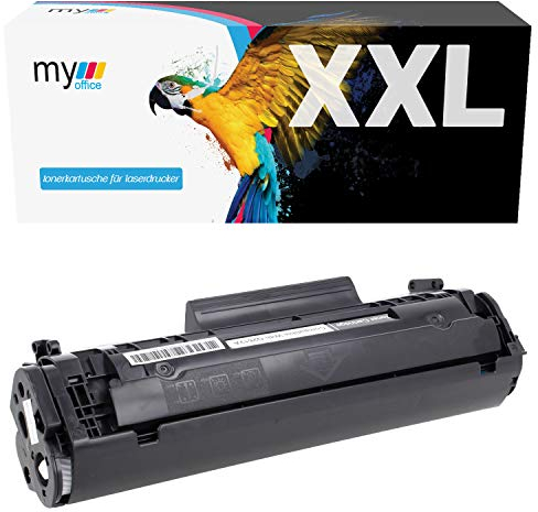 MYOFFICE Q2612A 12A Tonerkartusche für HP Laserjet 1012 1015 1018 1020 3015 3050 M1319 MFP Schwarz kompatibel Drucker 2000 Seiten 1er Pack