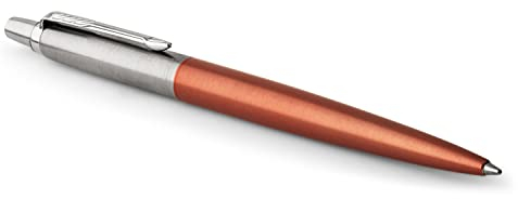Parker Jotter Kugelschreiber | Chelsea Orange | Mittlere Spitze | Blau | Geschenkbox