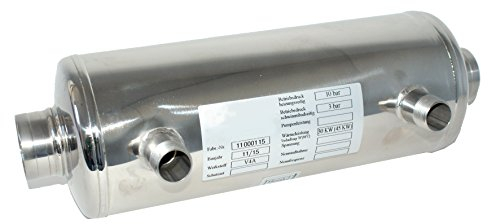 Behncke Wärmetauscher, AWT-40, poliert, 38,5 x 12,5 x 12,5 cm, 95001510