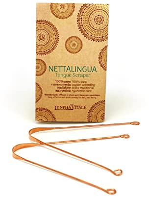 Ayurvedischer Zungenreiniger aus Kupfer – Nettalingua - 2 Stück