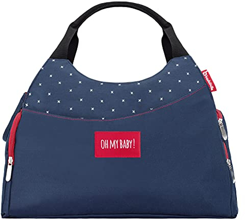 Badabulle Multipocket Wickeltasche, navy blau